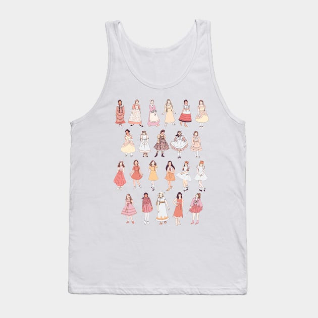 American Gals in Spring Tank Top by librariankiddo